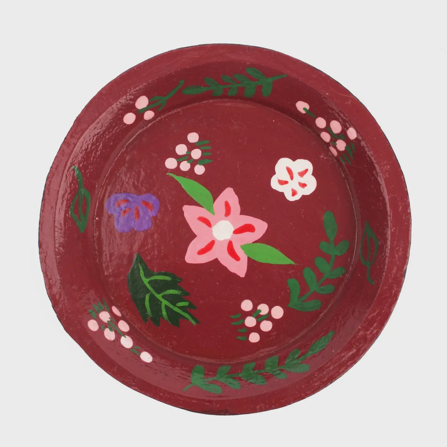 My Doris Burgundy Trinket Dish