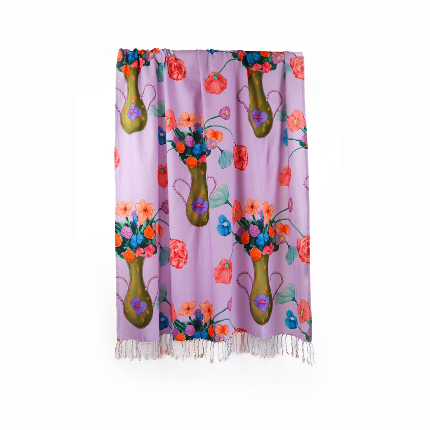 Suuzzz Lilac Eloise Throw /Table Cloth/ Picnic Blanket - Precious Sparkle