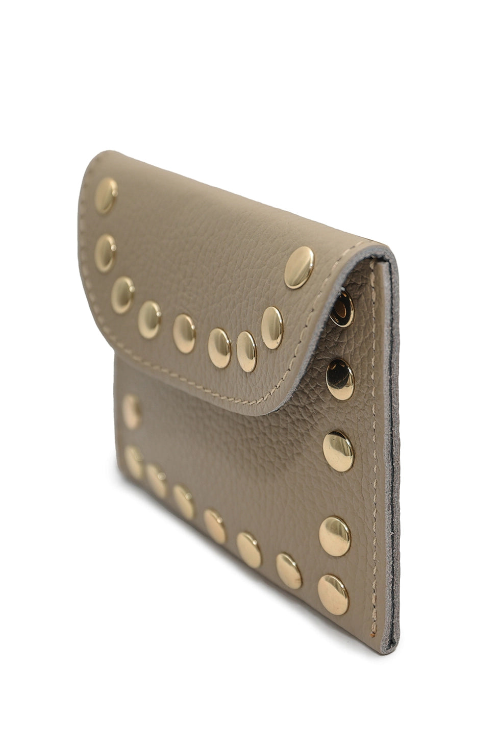 Cherry Paris Leina Leather Purse Taupe - Precious Sparkle