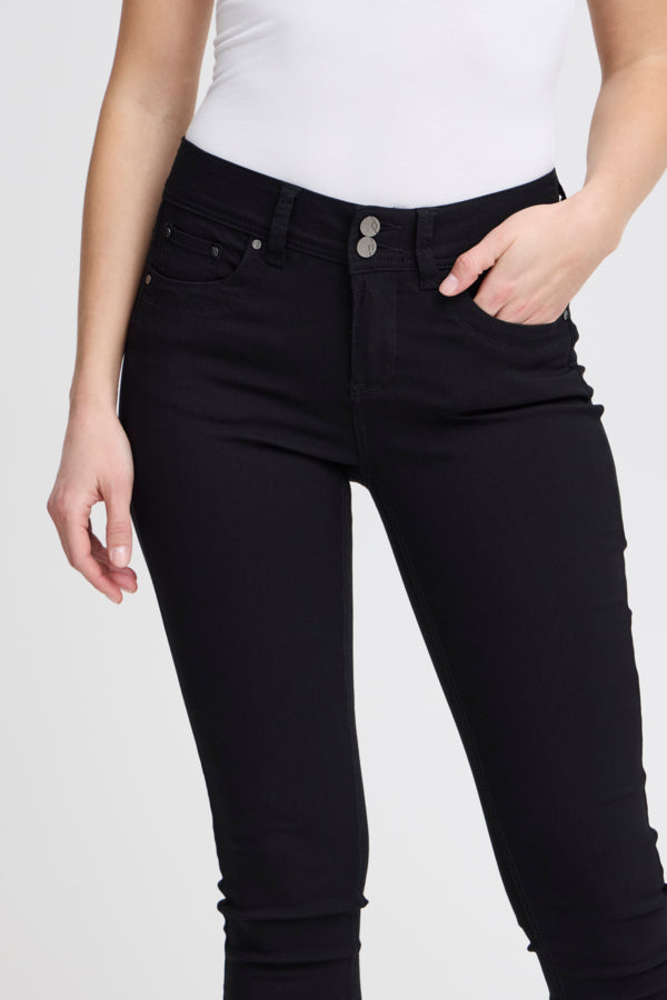 Fransa Frzalin Tokyo Black Jeans - Precious Sparkle