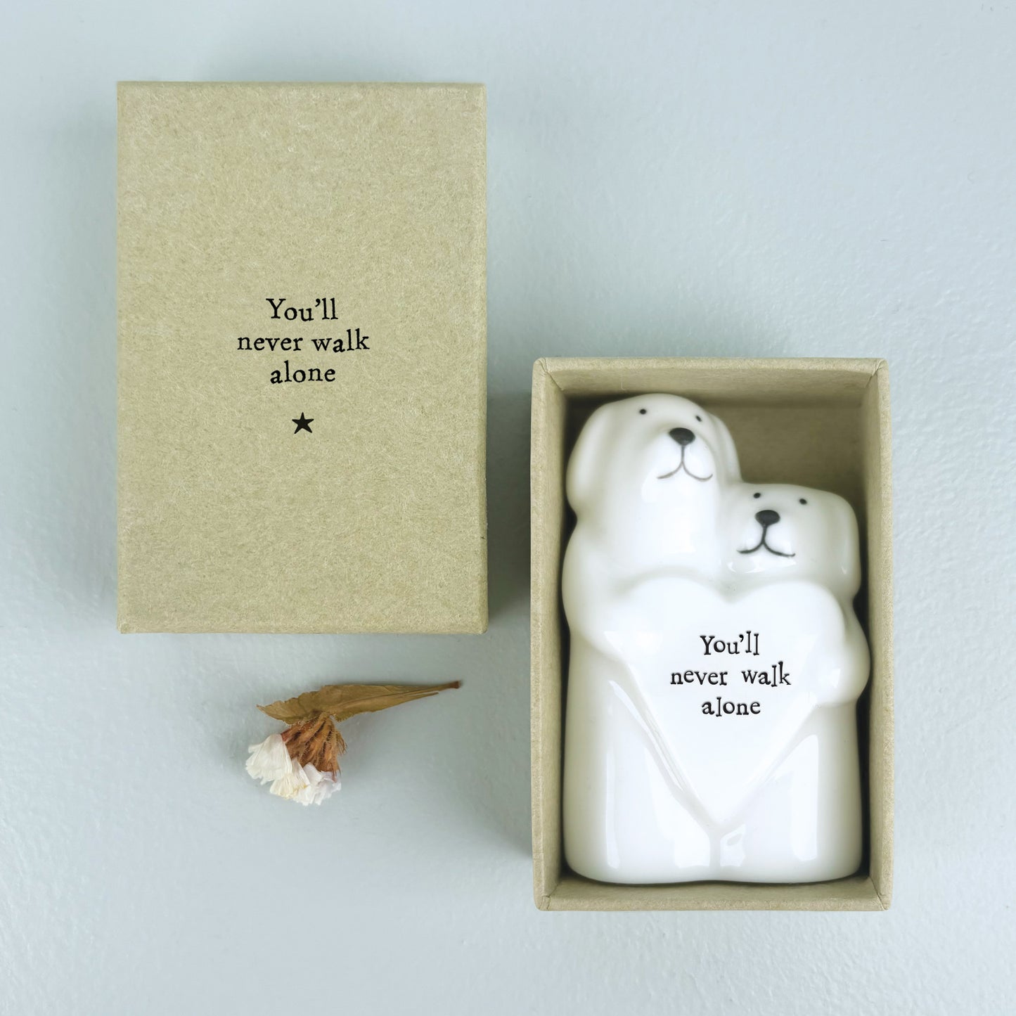 East of India Animal Couple Dogs - Precious Sparkle