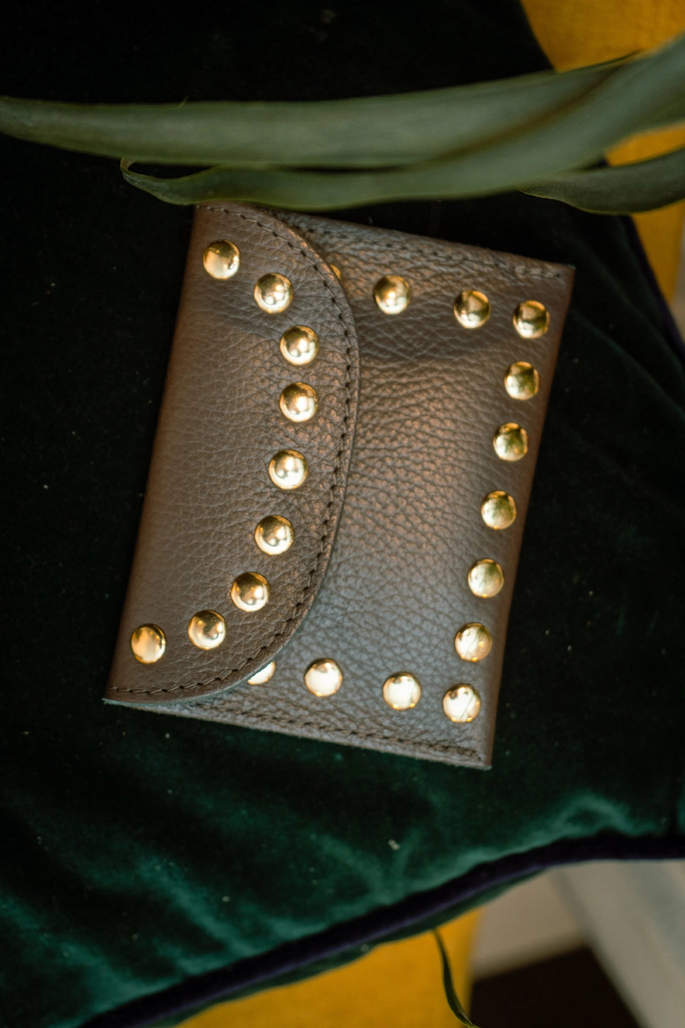 Cherry Paris Leina Leather Purse Chocolate - Precious Sparkle