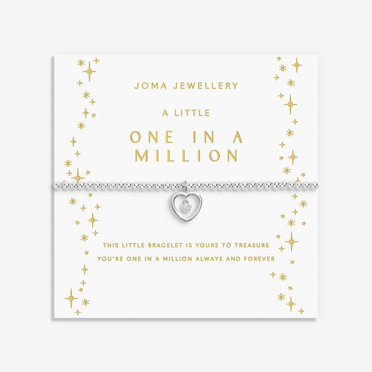 Joma Jewellery Christmas A Little 'One In A Million' Bracelet - Precious Sparkle