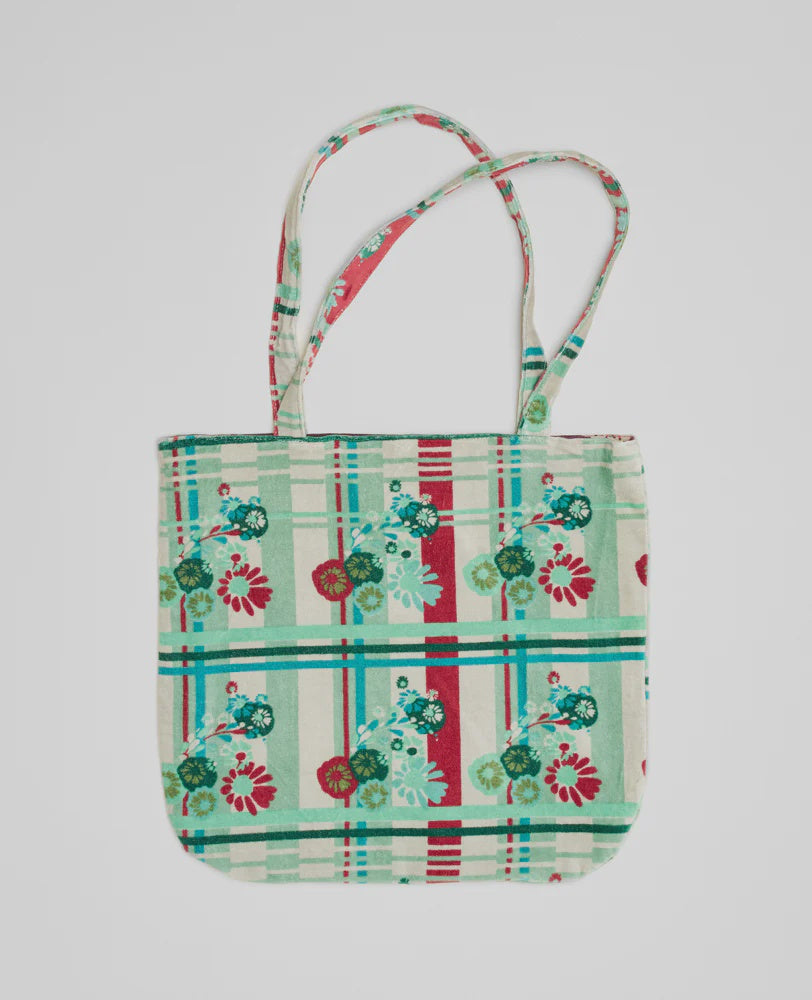 Les Touristes Tote Bag Velvet Dundee Sauge - Precious Sparkle