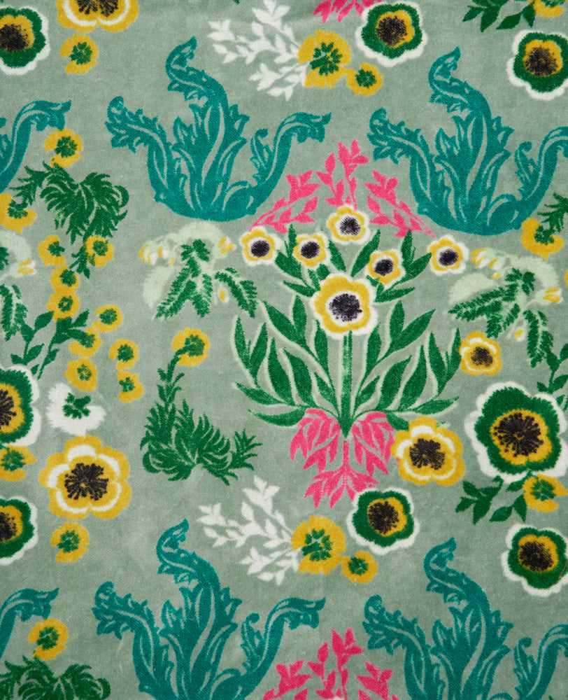 Les Touristes Velvet Kimono Dressing Gown Swainston Green - Precious Sparkle