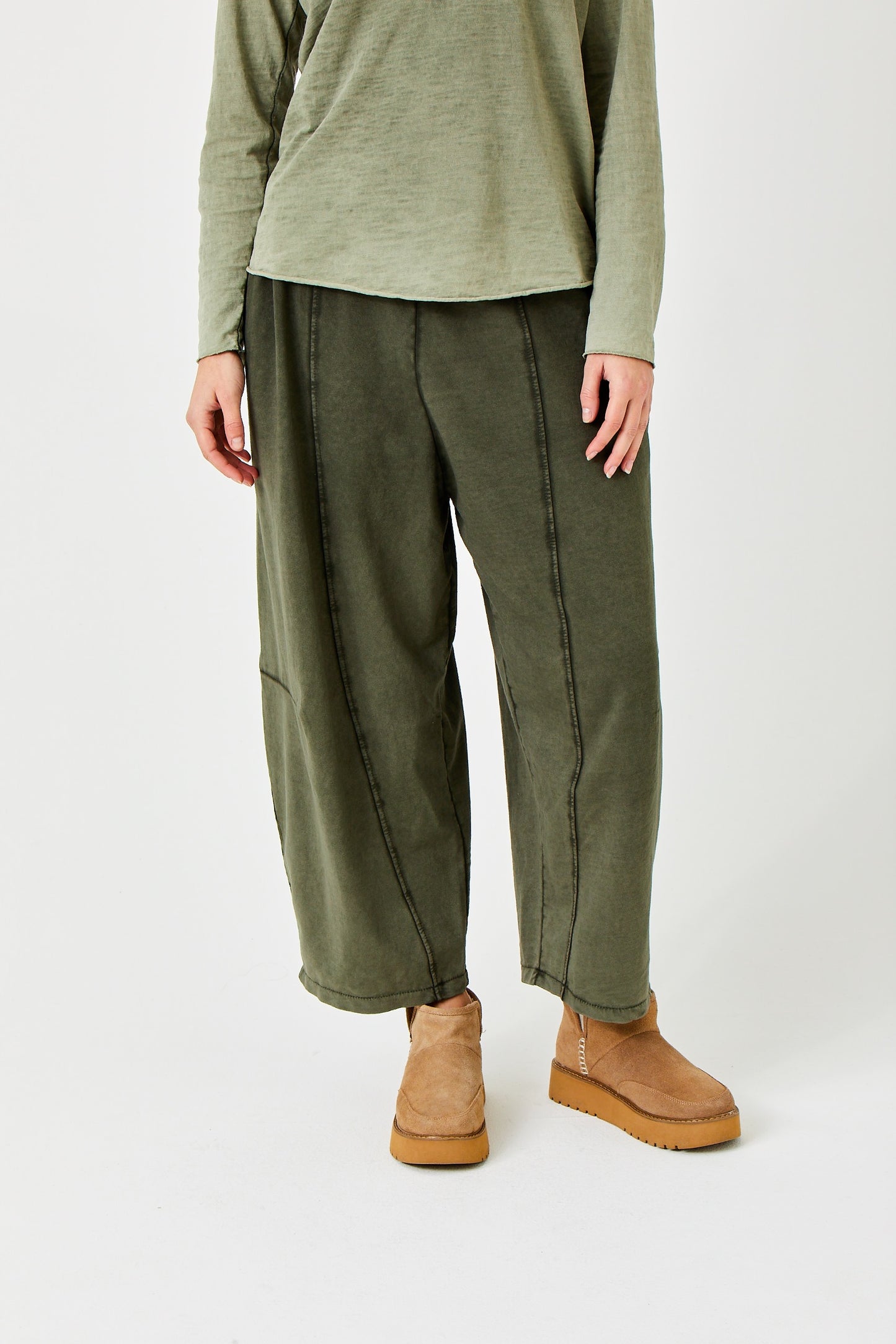 Suzy D Yolanda Jersey Balloon Shaped Joggers - Precious Sparkle