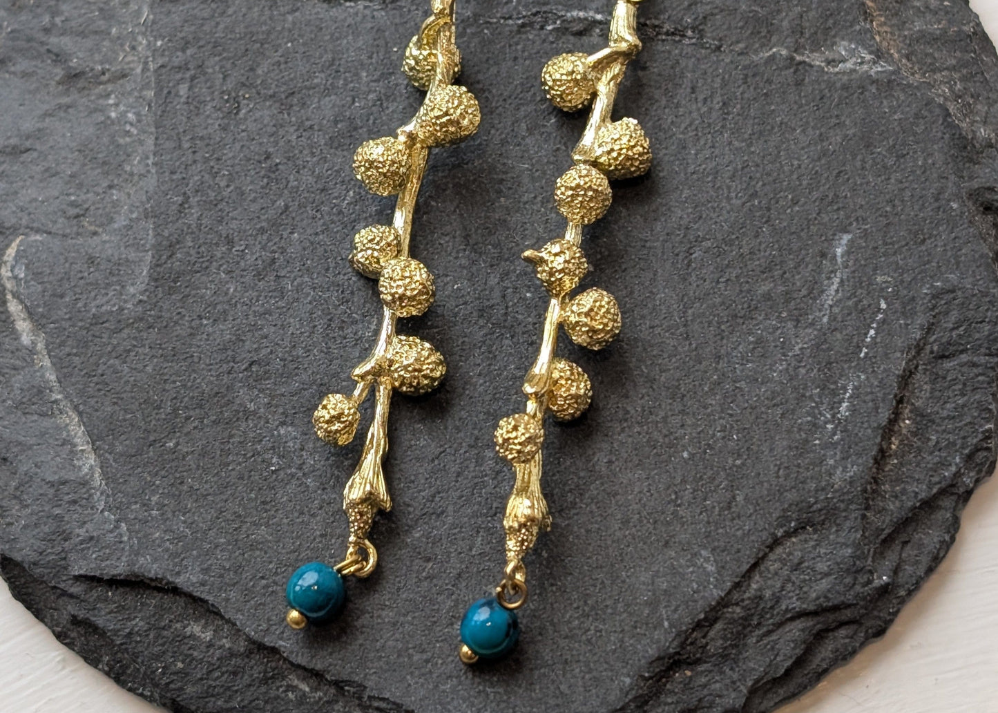 Atelier Piou Piou Jewellery Twig Forest Earrings Gold