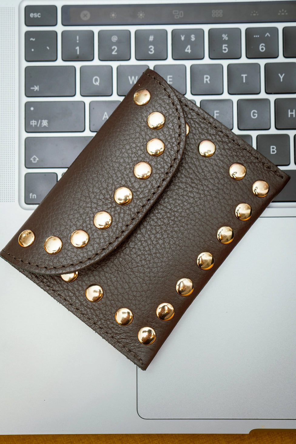 Cherry Paris Leina Leather Purse Chocolate - Precious Sparkle