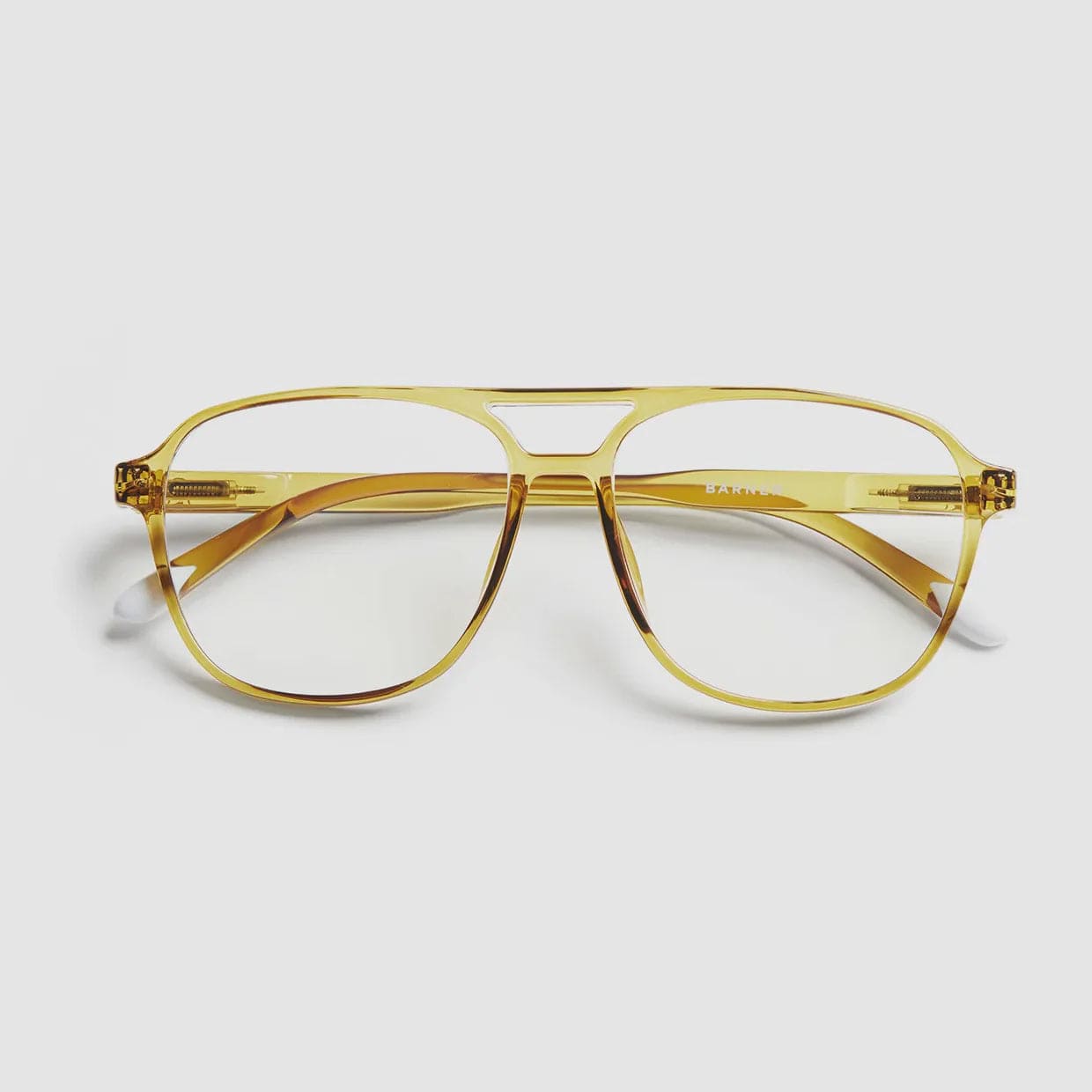 Barner Accessories Barner Reading Glasses Brad Glossy Ecru Olive