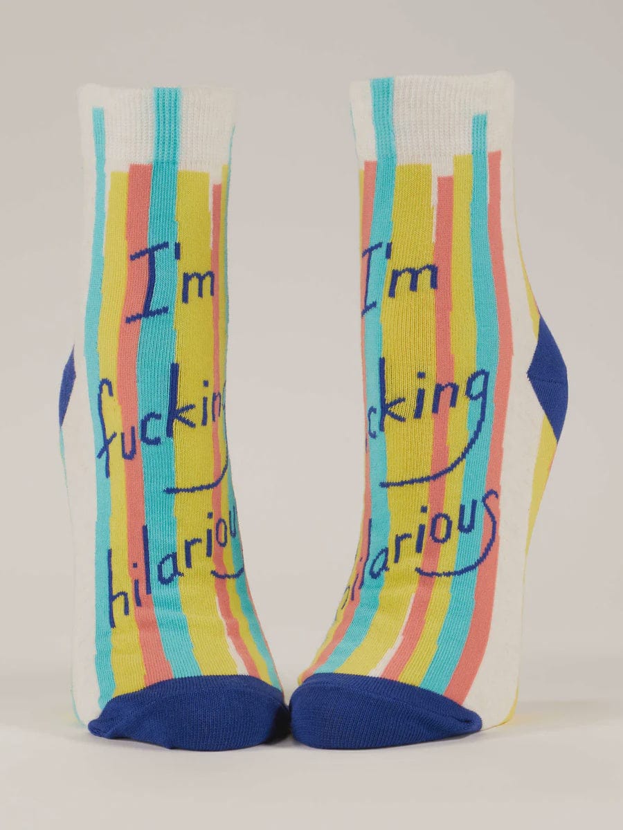 Blue Q Accessories Blue Q I'm F***ing Hilarious Ladies Ankle Socks