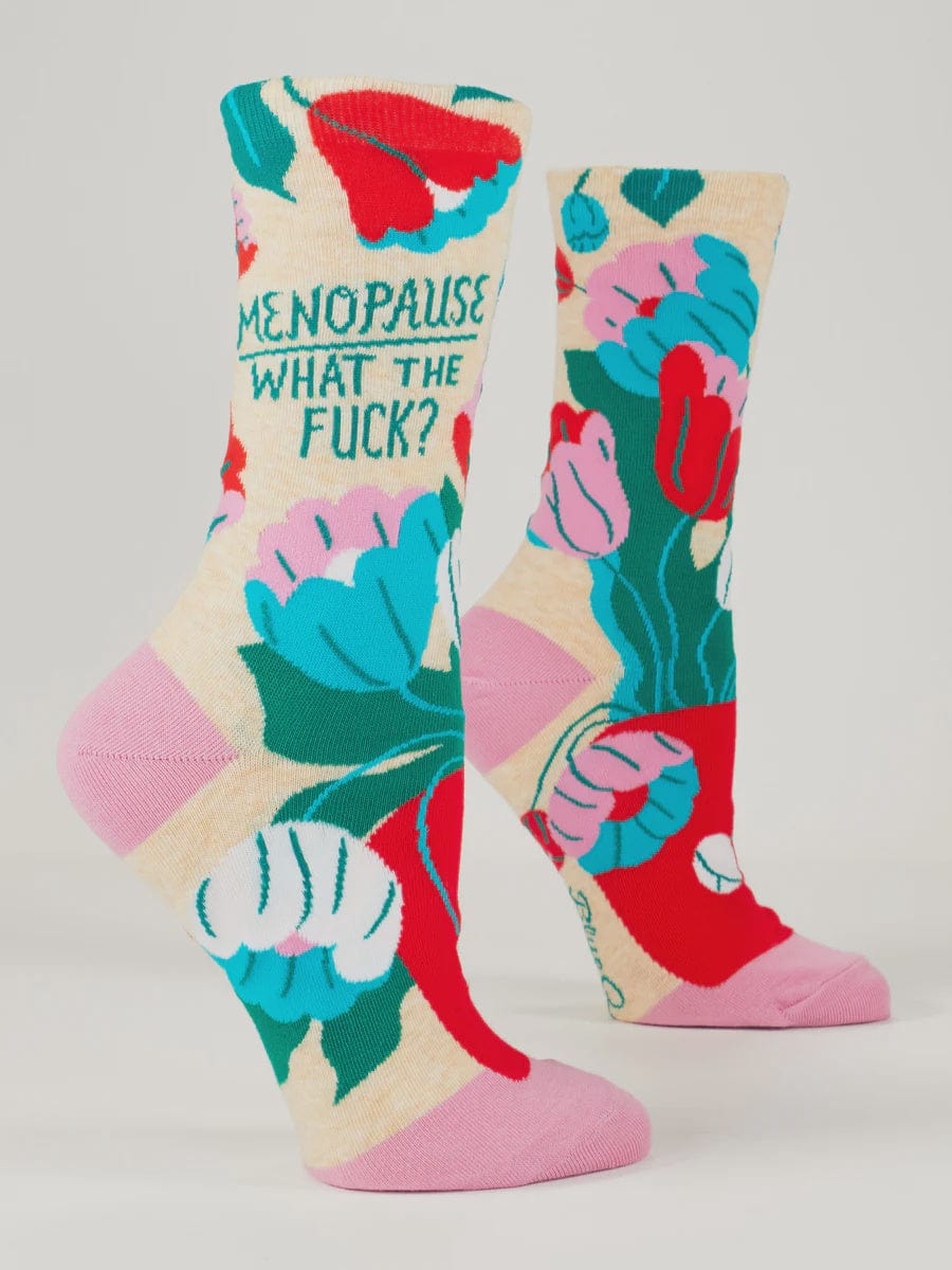 Blue Q Accessories Blue Q Menopause. What The F*ck? W-Crew Socks