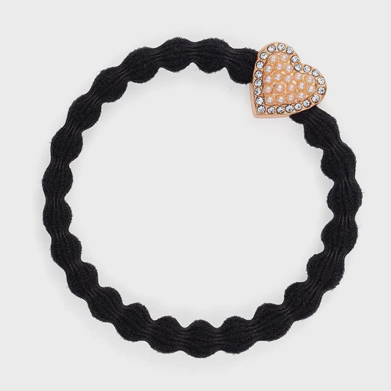 By Eloise Accessories By Eloise Bangle Bling Heart Rose Gold| Black