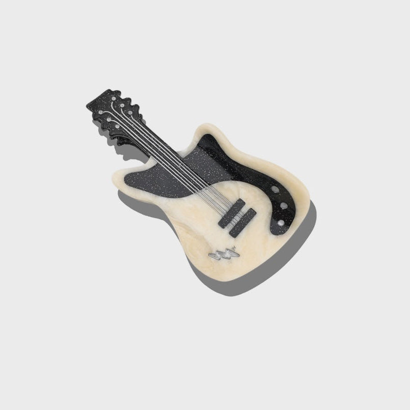Electric Guitar Hair Claw Clip Hand-Painted - Precious Sparkle
