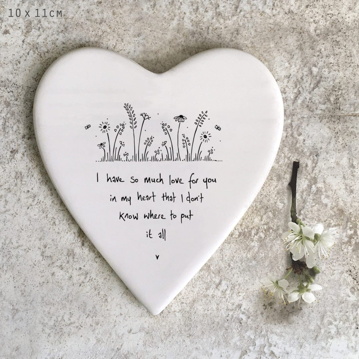 East of India Gifts East of India Coaster-So Much Love for You