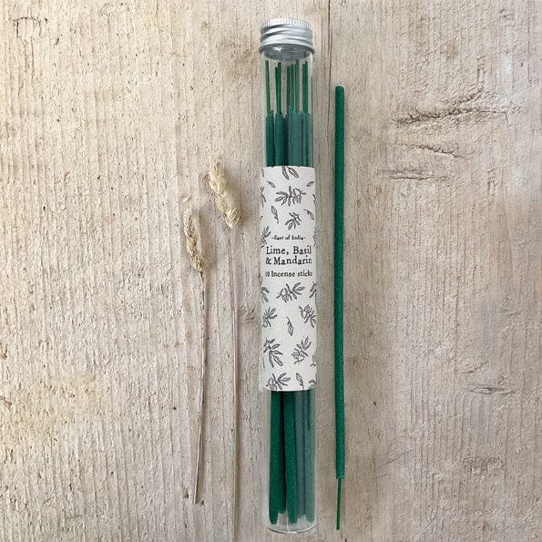 East of India Homewares East of India Incense Lime Basil & Mandarin