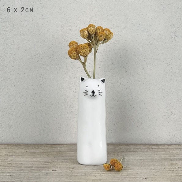 East of India Homewares East of India Tall vase- Cat