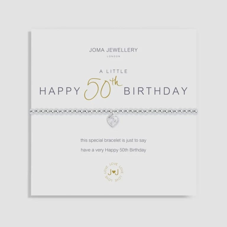 Joma Jewellery Jewellery Joma A Little 50th Birthday Bracelet