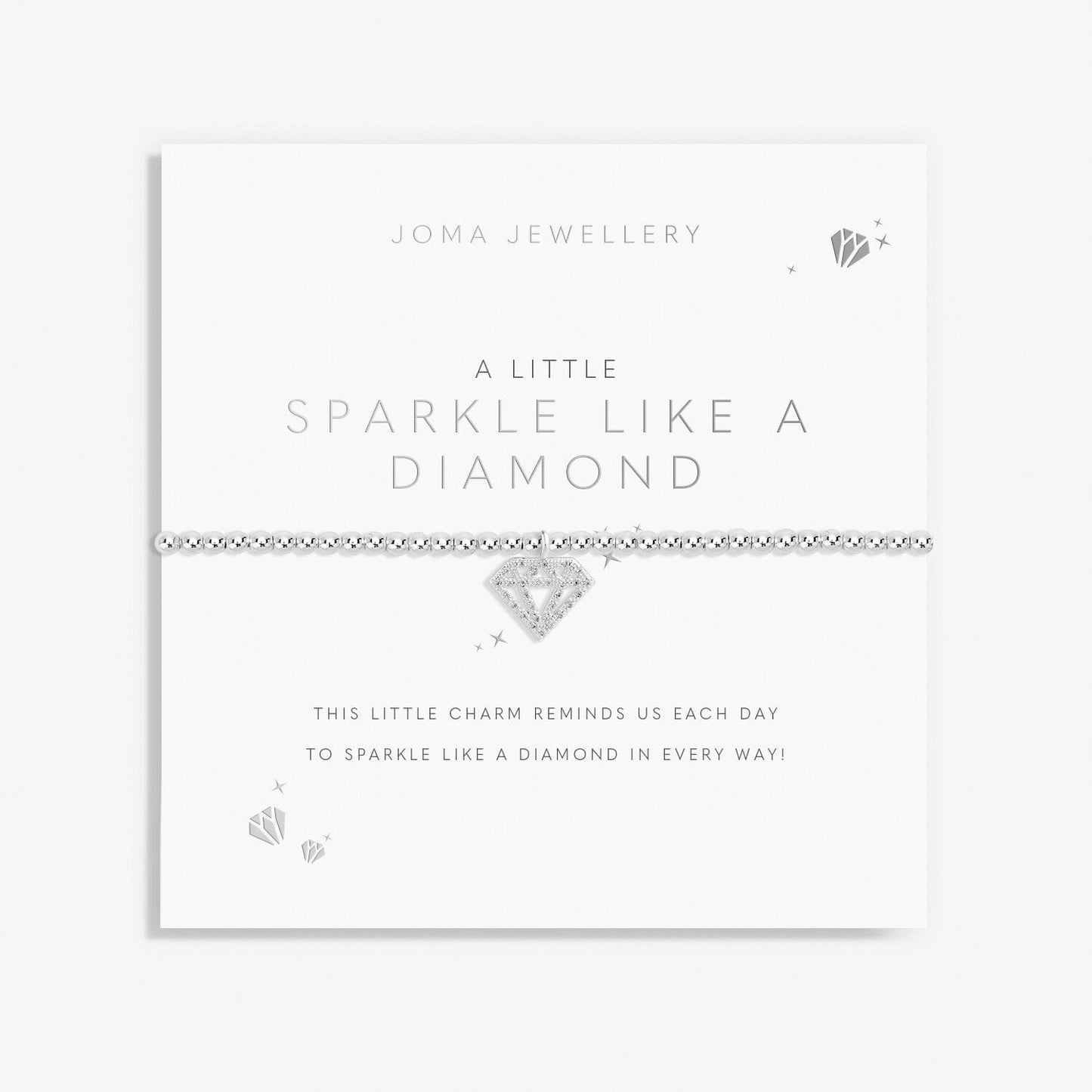 Joma Jewellery Jewellery Joma Jewellery A Little Sparkle Like a Diamond Bracelet