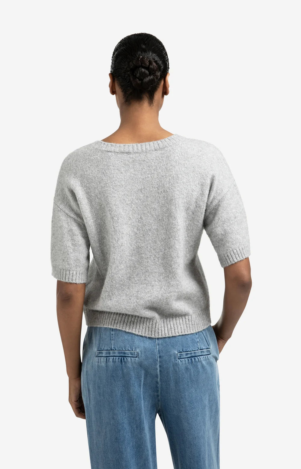 YAYA Short Sleeve Jumper Tres Chic - Precious Sparkle
