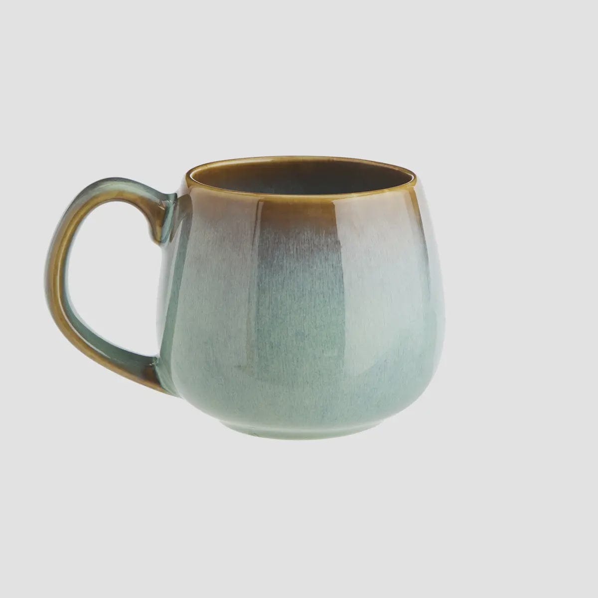 Madam Stoltz Homewares Madam Stoltz Stoneware Mug Green