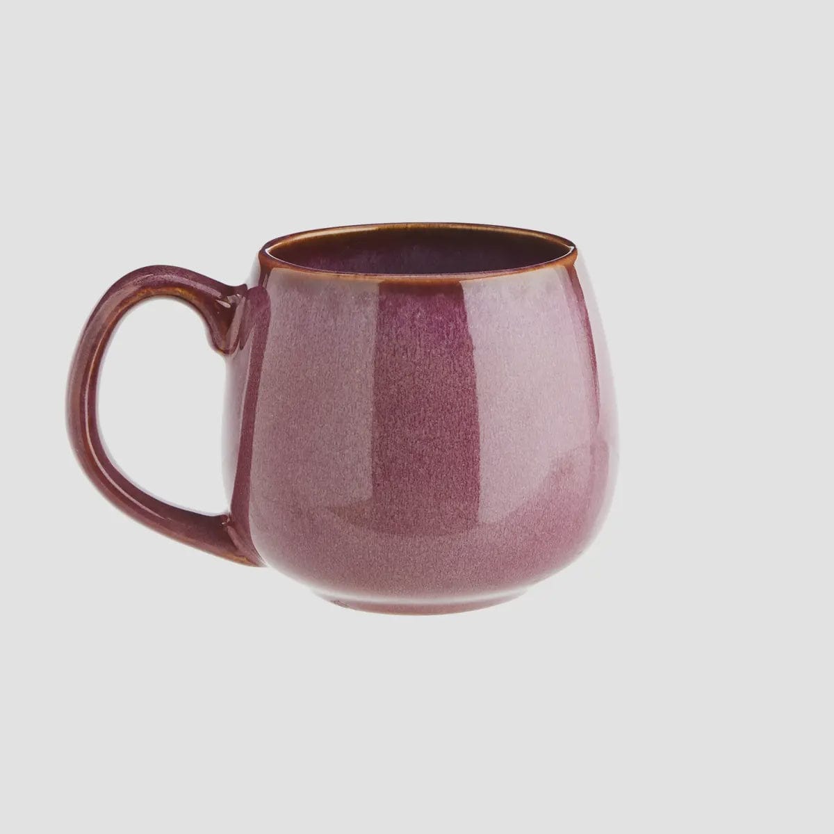 Madam Stoltz Homewares Madam Stoltz Stoneware Mug Plum