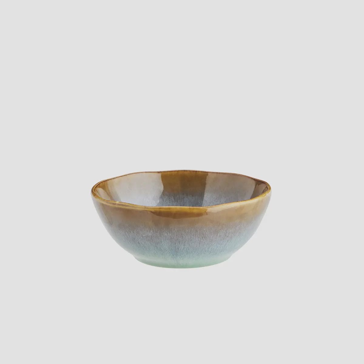 Madam Stoltz Homewares Madam Stoltz Stoneware Small Bowl Green