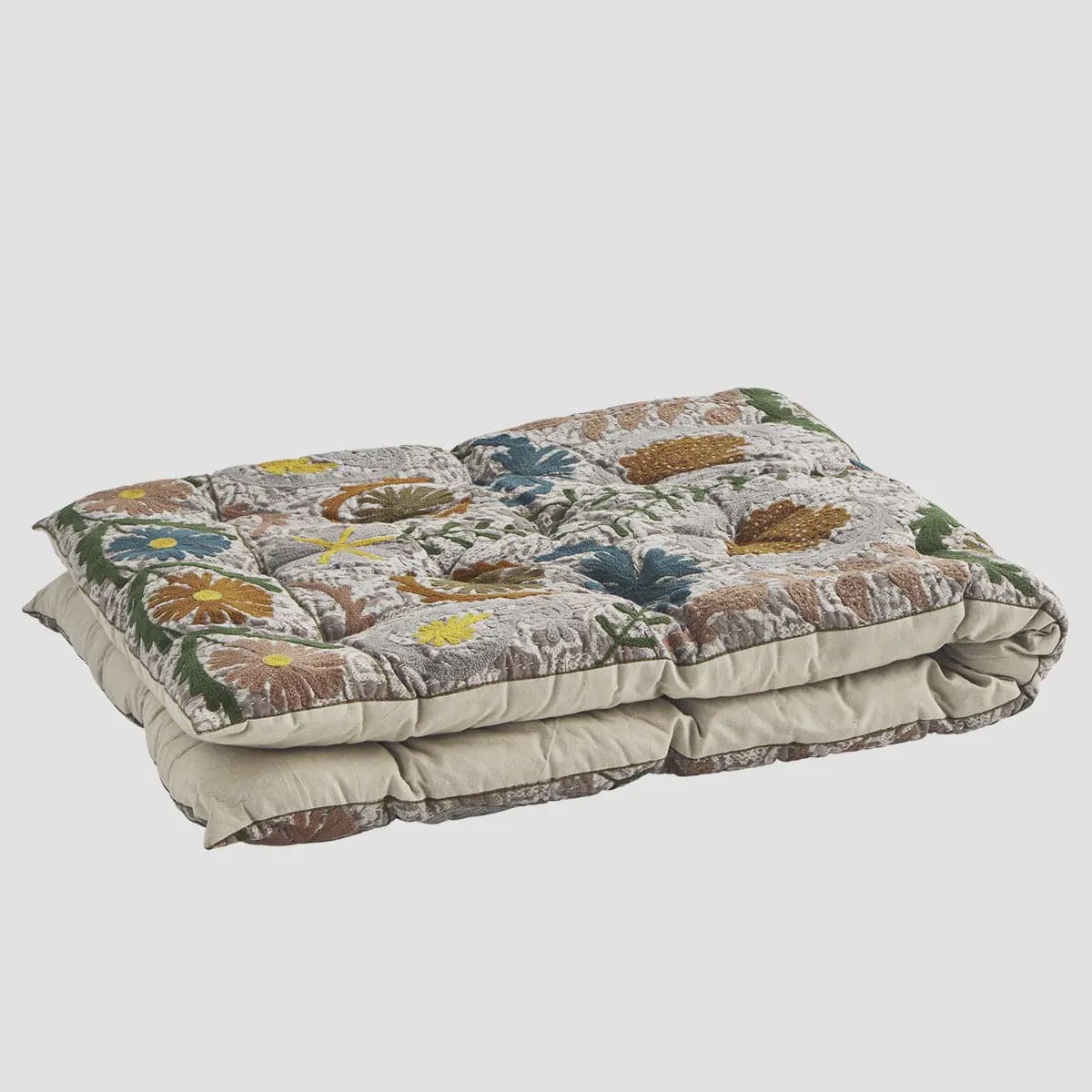 Madam Stoltz Homewares Madam Stolz Suzani Embroidered Mattress