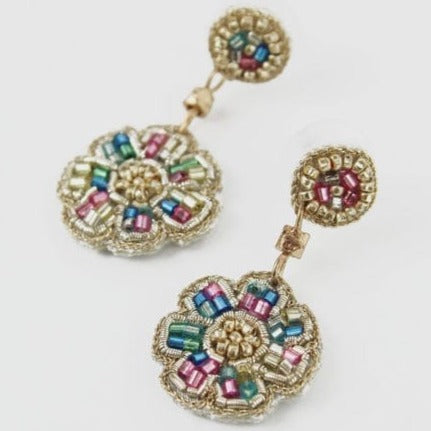 My Doris Jewellery My Doris Rainbow Small Flower Earrings