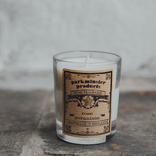 Parkminster Homewares Parkminster Rose Geranium Votive Soy Wax Candle