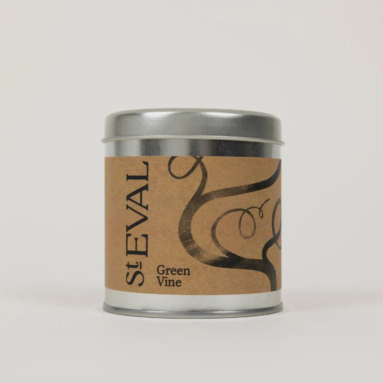 St Eval Homewares St Eval Green Vine Tin Candle
