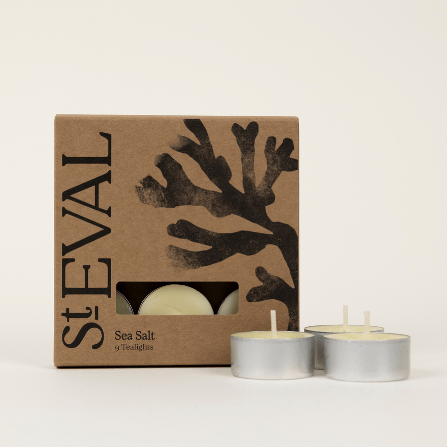 St Eval Homewares St Eval Sea Salt Tealight Candles