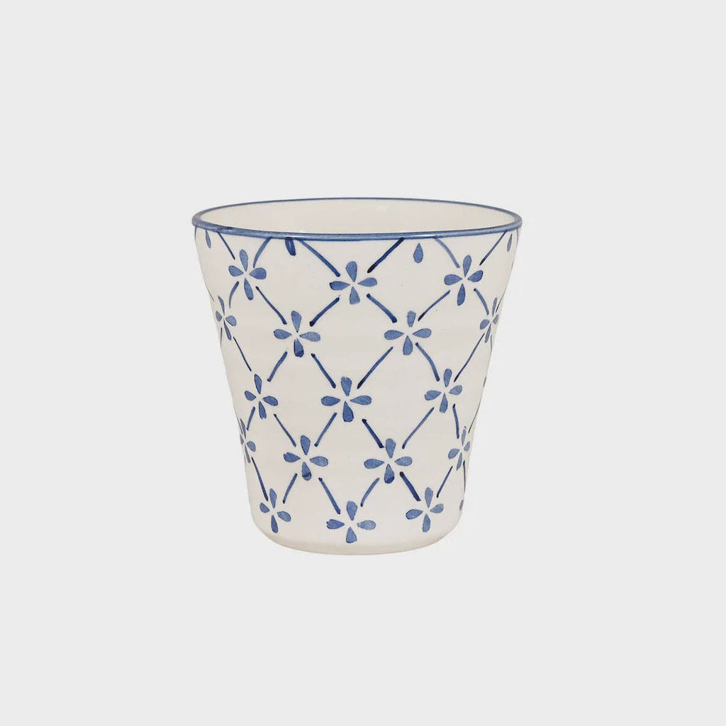 Stromshaga Homewares Stromshaga Latte Mug Marion Clover Blue