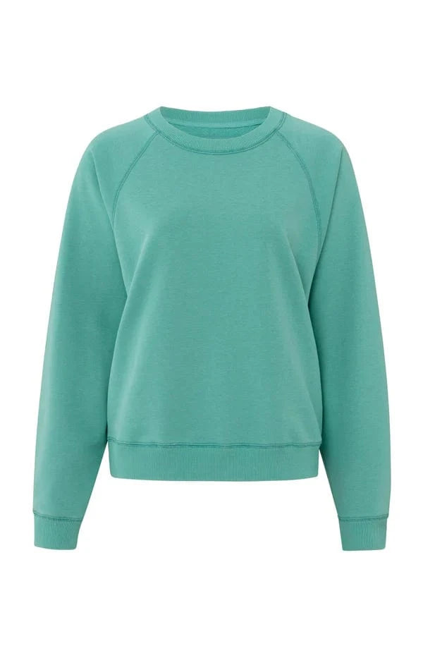YAYA Fashion Yaya Sweater Round Neck Raglan Sleeves