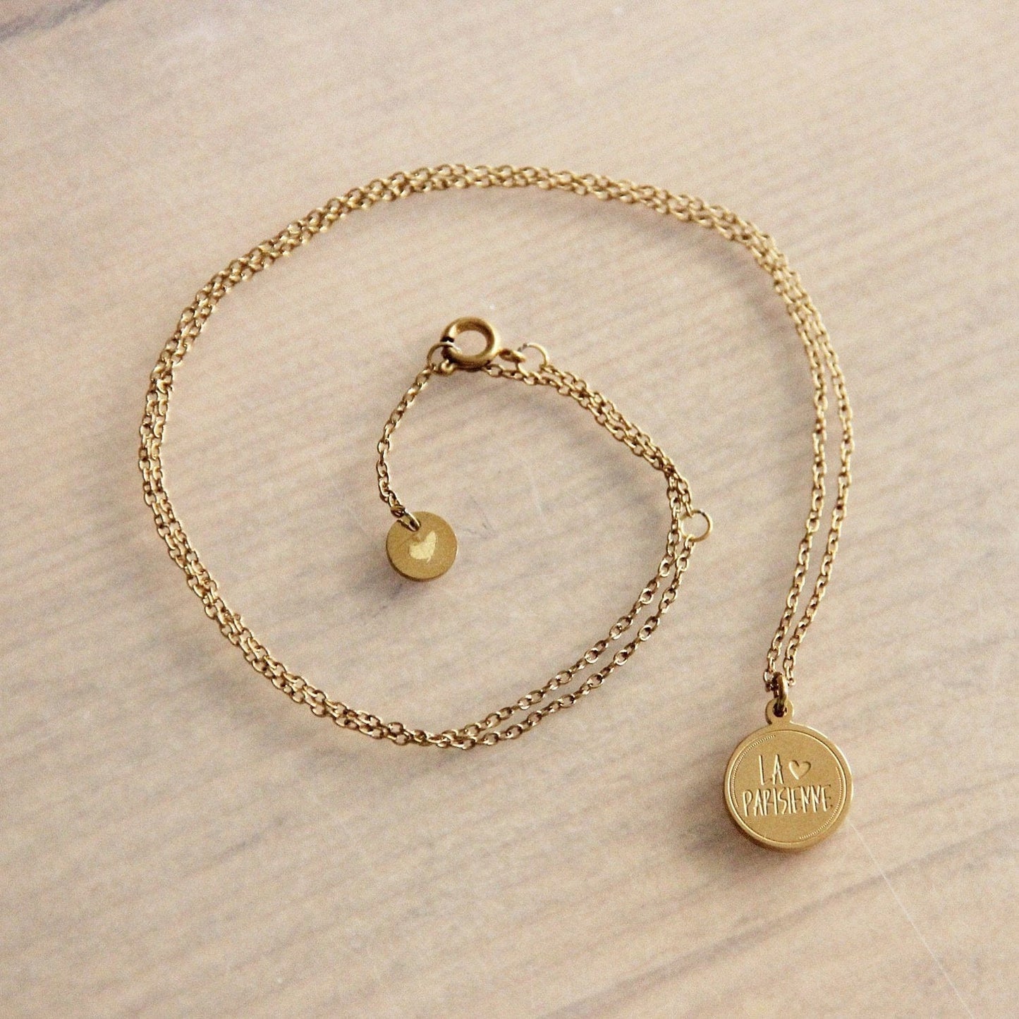 Bazou Jewellery Bazou Fine Necklace Parisienne - Gold