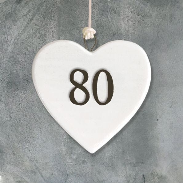 East of India East of India Porcelain Heart - Age 80