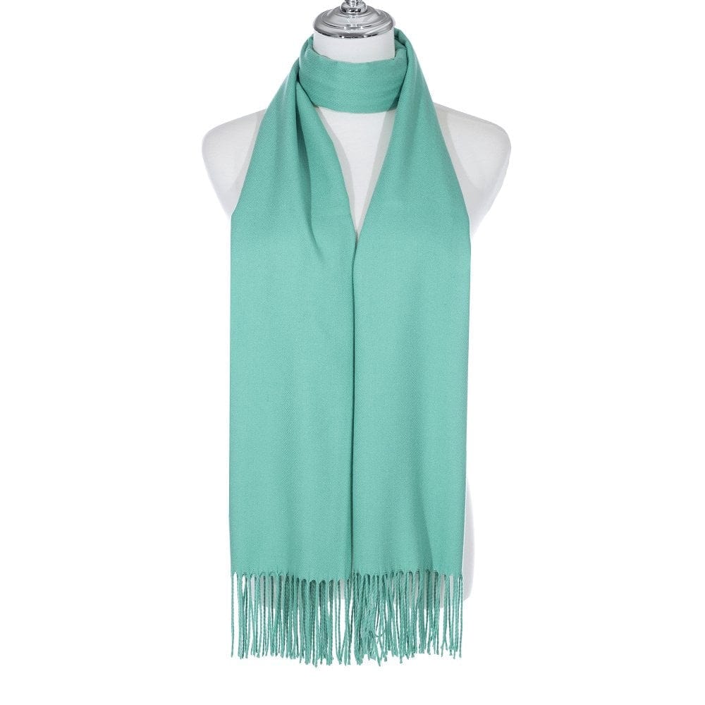 Park Lane Accessories Park Lane Luxury Scarf Pashmina Caribbean Green