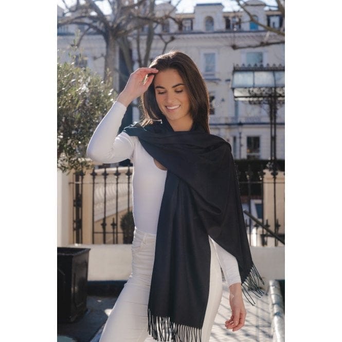 Park Lane Accessories Park Lane Luxury Super Soft Scarf in Black