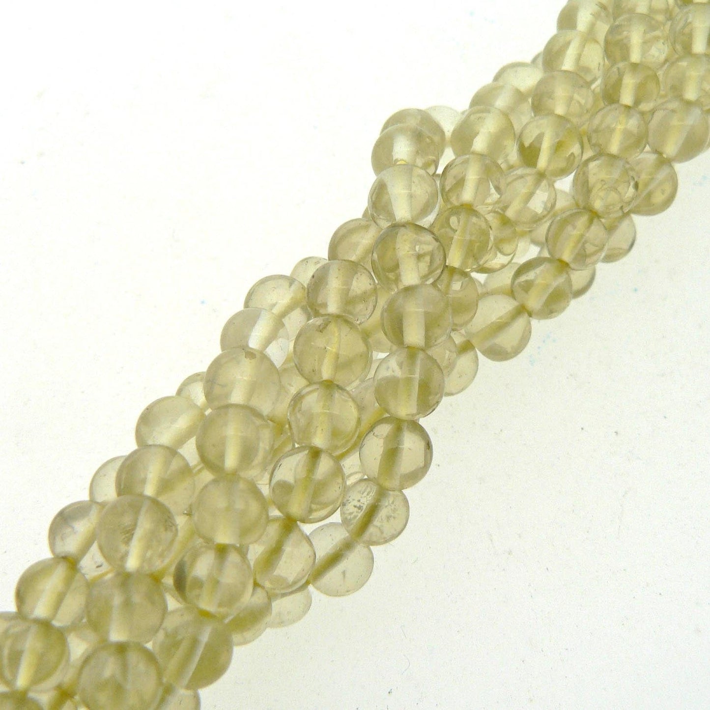 precious sparkle Beads Lemon Quartz 4mm Round Beads 14