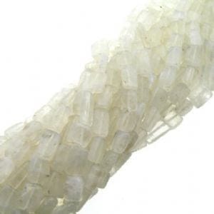 Precious Sparkle Beads Rainbow Moonstone Plain Rectangles 15