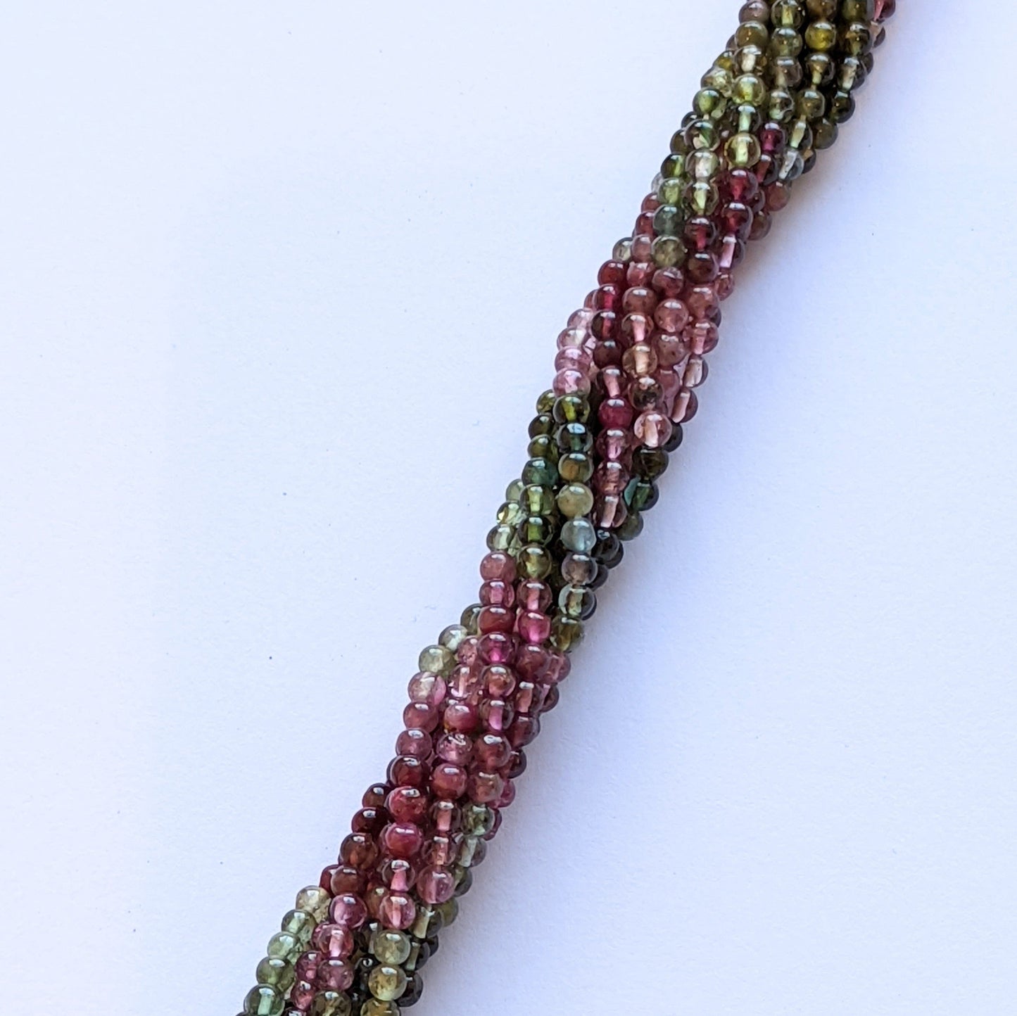 precious sparkle Tourmaline 3mm Round Beads 15