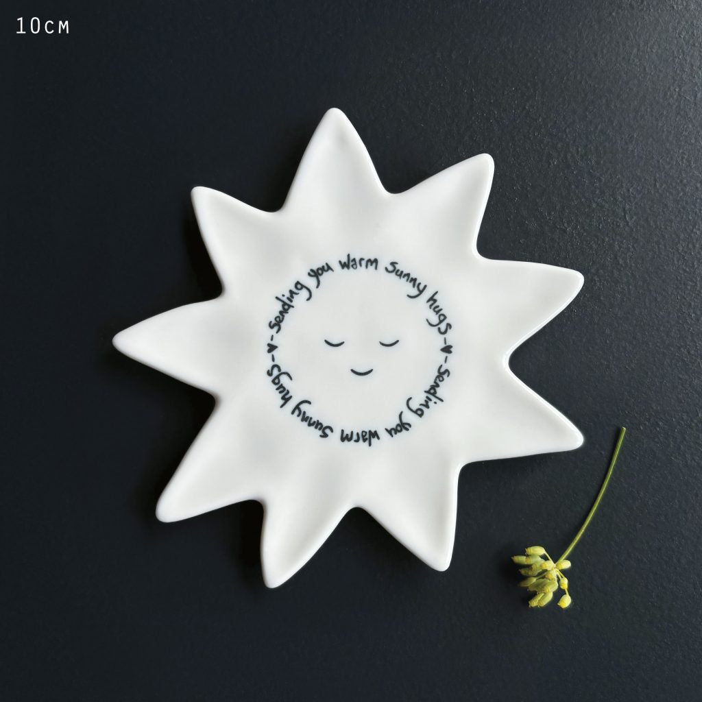 East of India Sun coaster-Sending warm sunny hugs