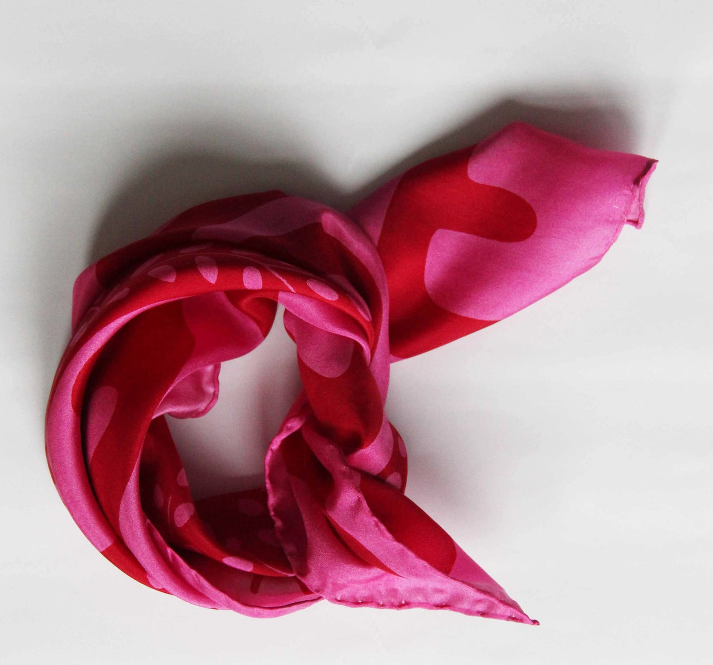 Les Belles Vagabondes Mini Peace & Love Scarf Fuchsia - Precious Sparkle