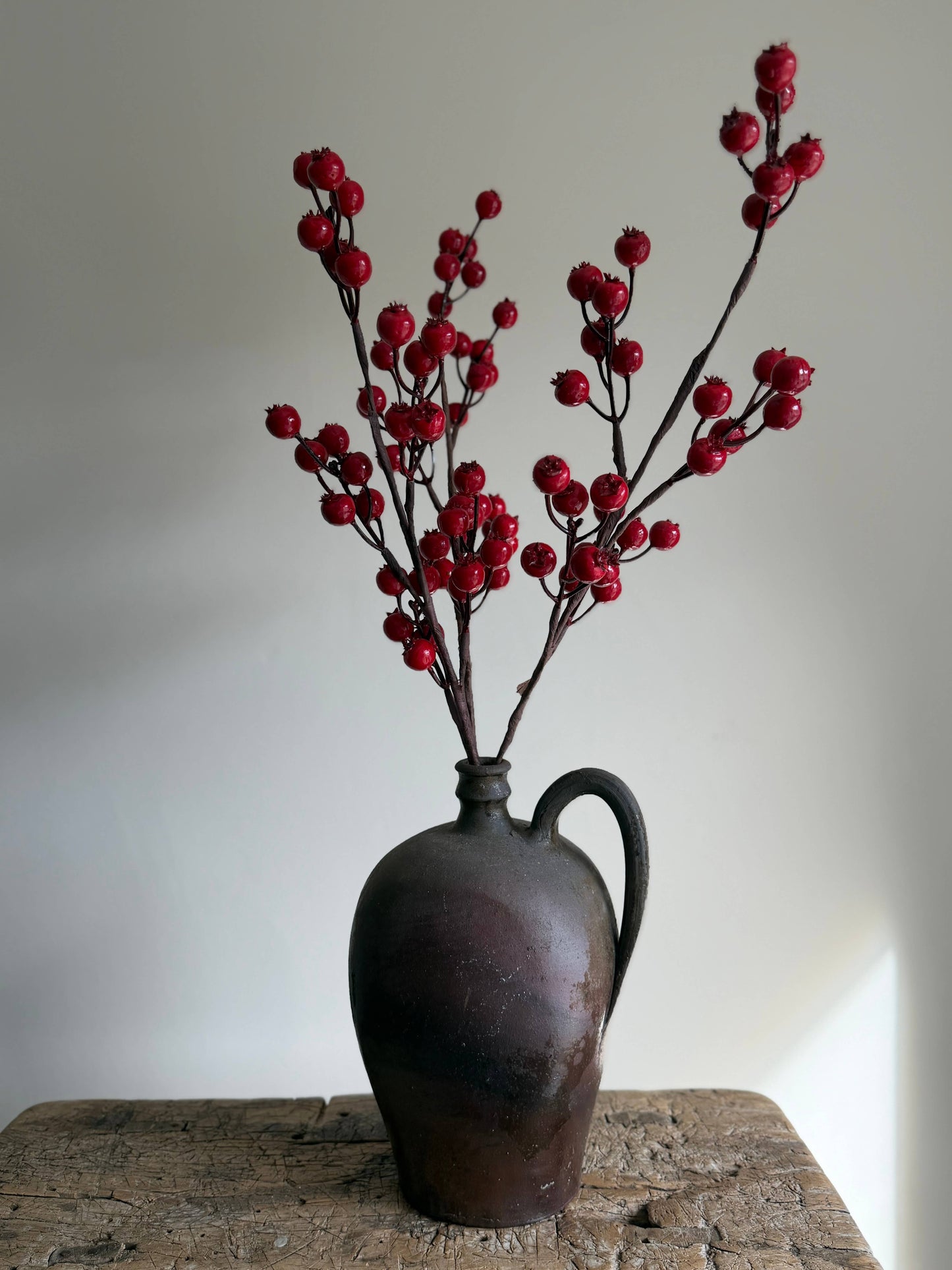 Red Berry Stem Christmas Decor - Precious Sparkle
