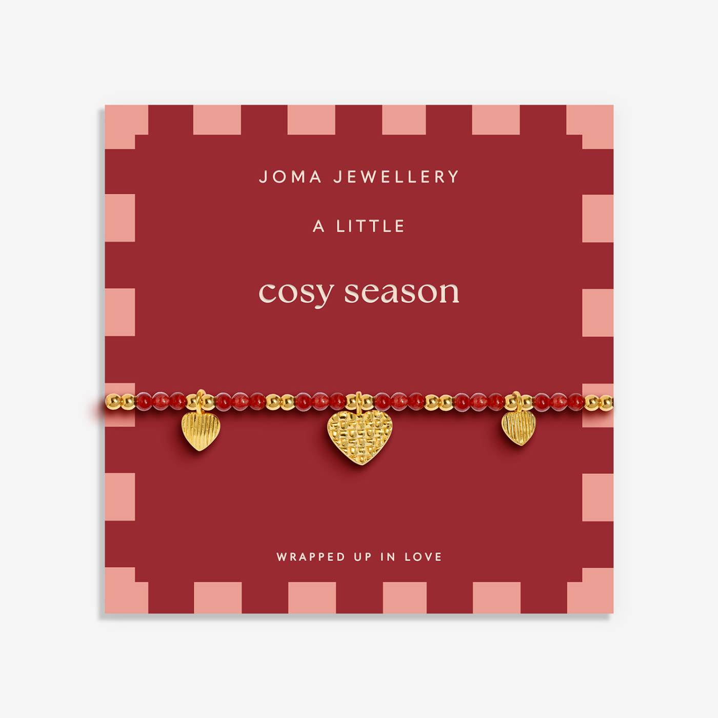 Joma Jewellery Autumn's Calling A Little 'Cosy Season' Bracelet In Gold Plating