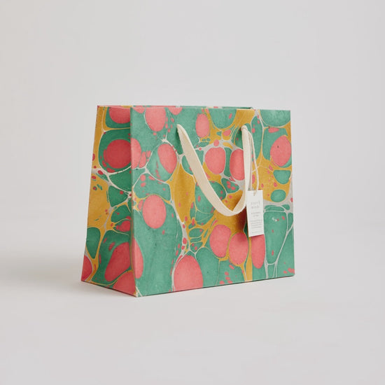 Paper Mirchi Marbled Gift Bags Festive Medium - Precious Sparkle