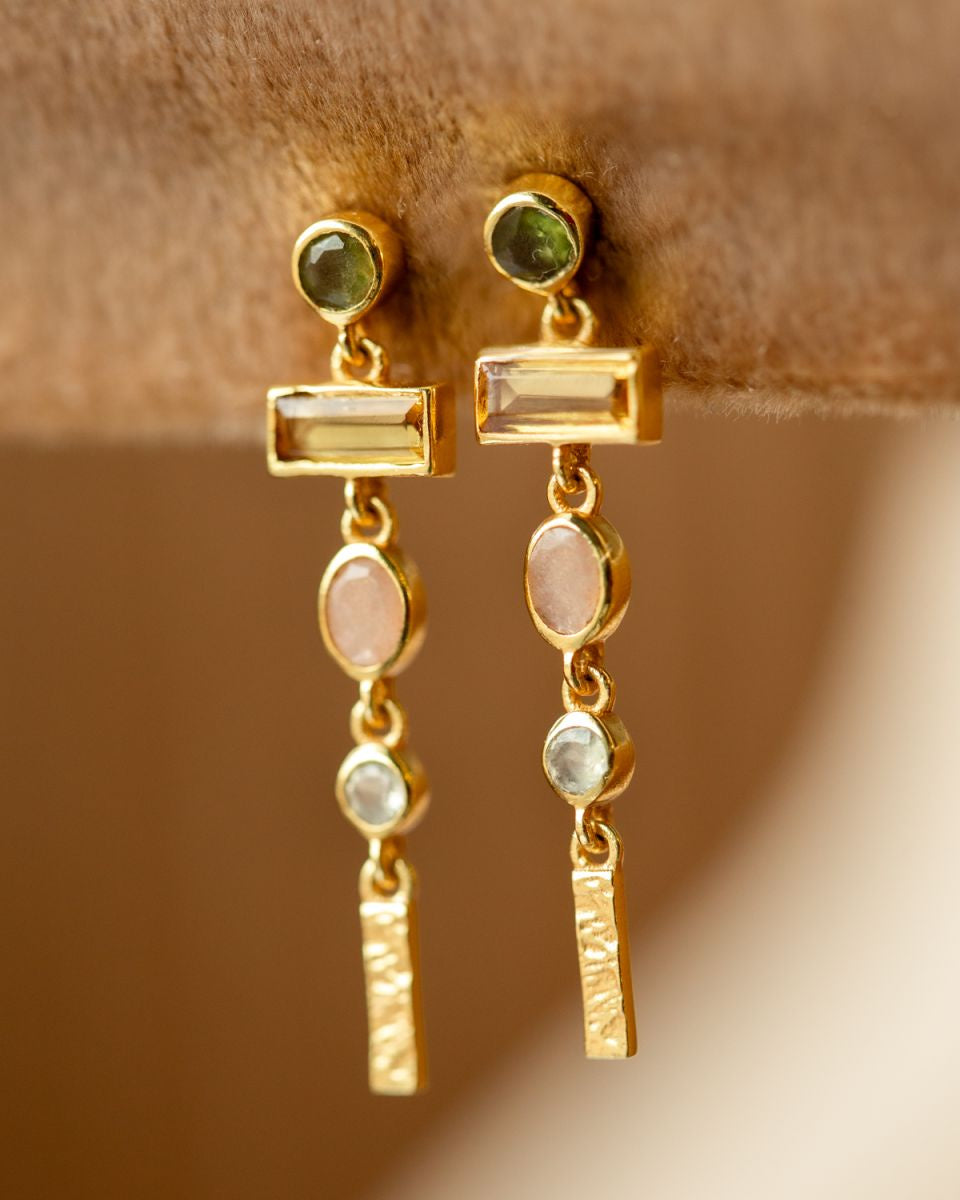 muja juma Samah Citrine Earrings