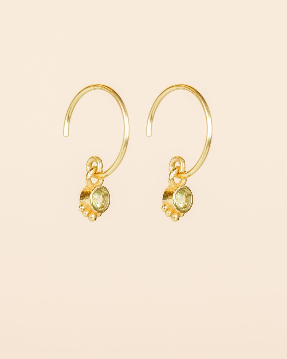 muja juma Lamah  Earrings Peridot