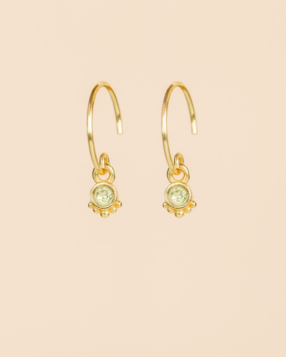 muja juma Lamah  Earrings Peridot