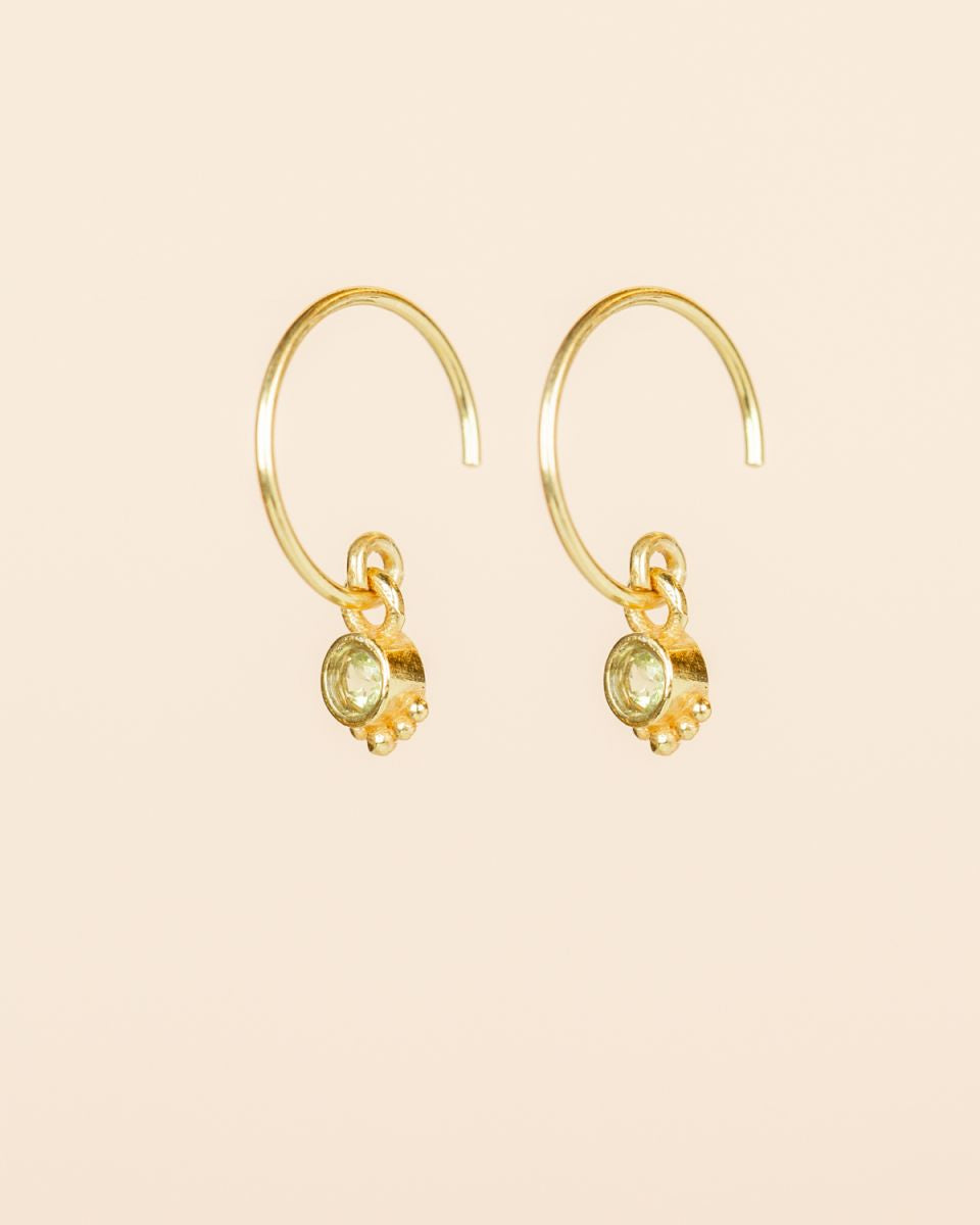 muja juma Lamah  Earrings Peridot