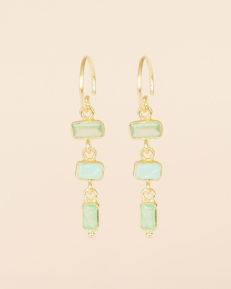 muja juma Lina Aventurine Earrings